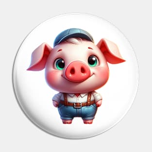 Cute Little Piggy Pin