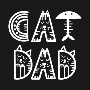 Cat Dad Dark T-Shirt