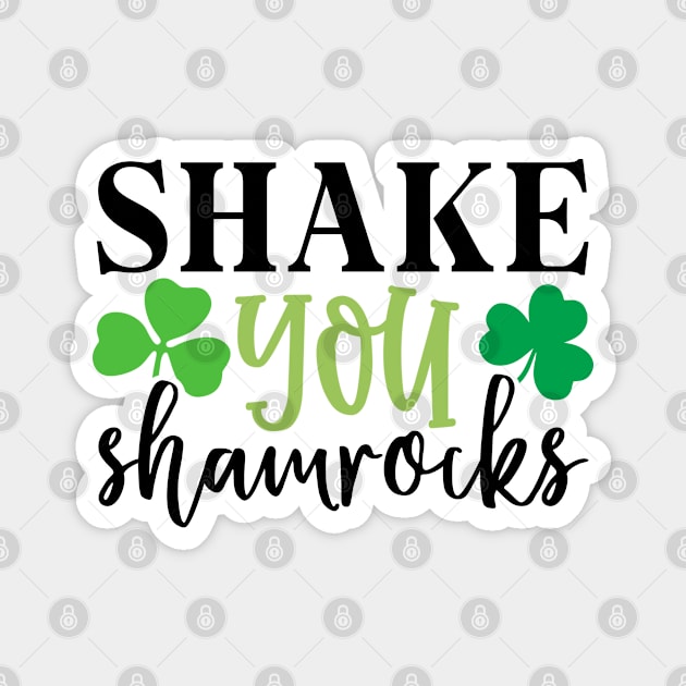 Shake Your Shamrock Magnet by MZeeDesigns