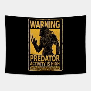 Alien, WARNING PREDATOR ACTIVITY IS HIGH Tapestry