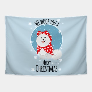 Christmas gift for Samoyed mom or Dad or samoyed lover t-shirt Tapestry