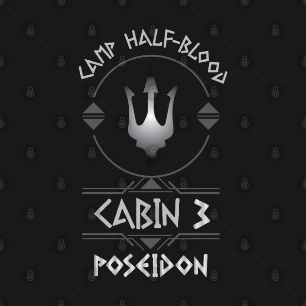 Cabin #3 in Camp Half Blood, Child of Poseidon – Percy Jackson inspired design by NxtArt