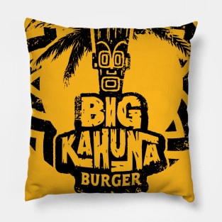 Big Kahuna Burger (Black) Pillow