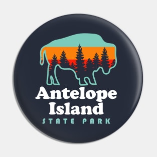 Antelope Island State Park Bison Great Salt Lake Utah Pin