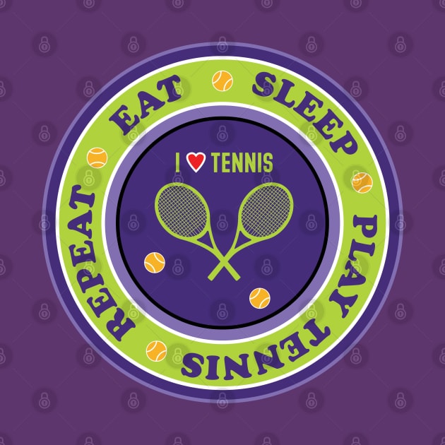 I love Tennis by FK-UK
