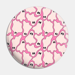 Ghost Party in Pink Pin