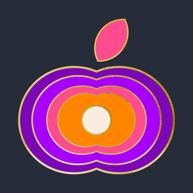 Groovy retro apple by Home Cyn Home 