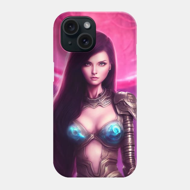 Alysia the Celestial - Fantasy Girl Phone Case by LiveDesigner