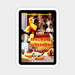 Classic Superhero Movie Poster - Argoman Magnet