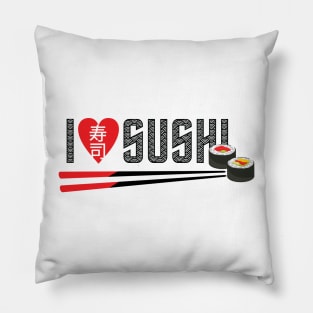 I Love Sushi Pillow