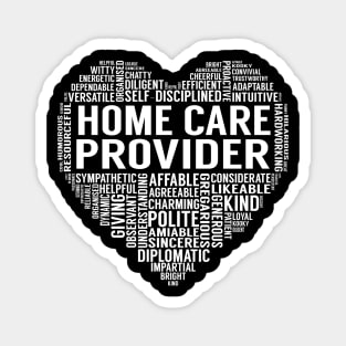 Home Care Provider Heart Magnet