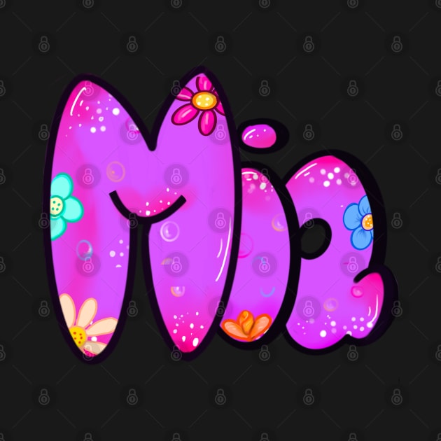 Mia personalized custom name Mia by Artonmytee