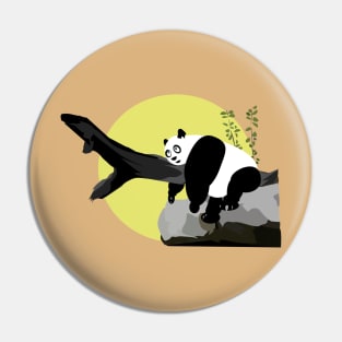 Lazy Panda Pin