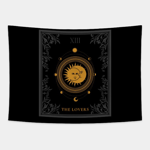 the lovers moon and sun Tapestry by American VIP