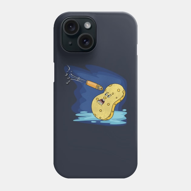 Bullet Sponge Gamer Phone Case by WalkSimplyArt