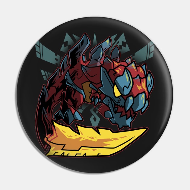 Glavenus | Monster Hunter Pin by YhaniDoriasArts