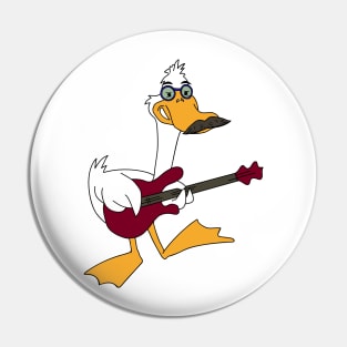 Rockin' Goose Cartoon Pin