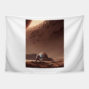 Ruins of Mars Tapestry