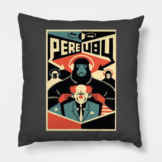 apeshit Pillow by RisingAboveBedlam