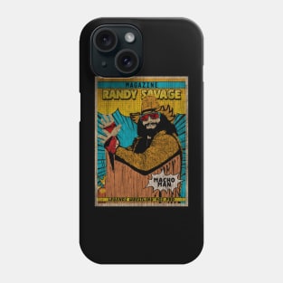 Magazine Randy Savage Vintage Fan Art Phone Case