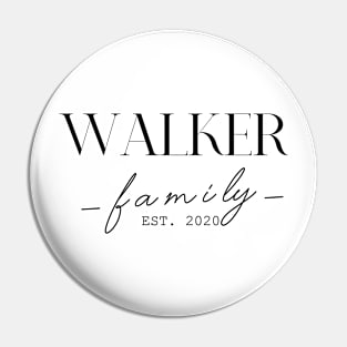 Walker Family EST. 2020, Surname, Walker Pin