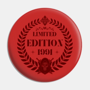 Limited Edition 1991 Pin