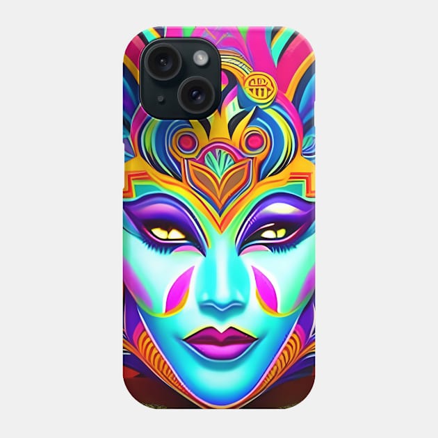 DMTfied (19) - Trippy Psychedelic Art Phone Case by TheThirdEye