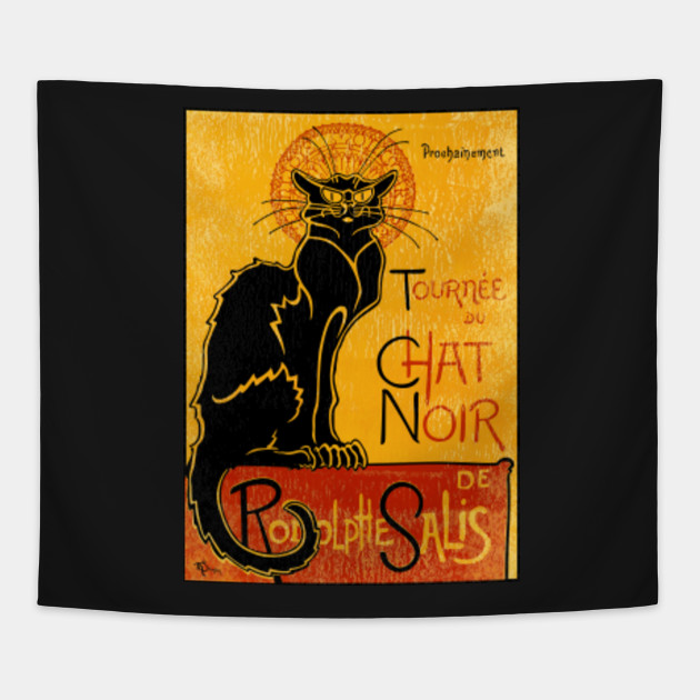 Vintage Tournee Du Chat Noir Black Cat For Halloween