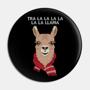 Christmas Llama Pin