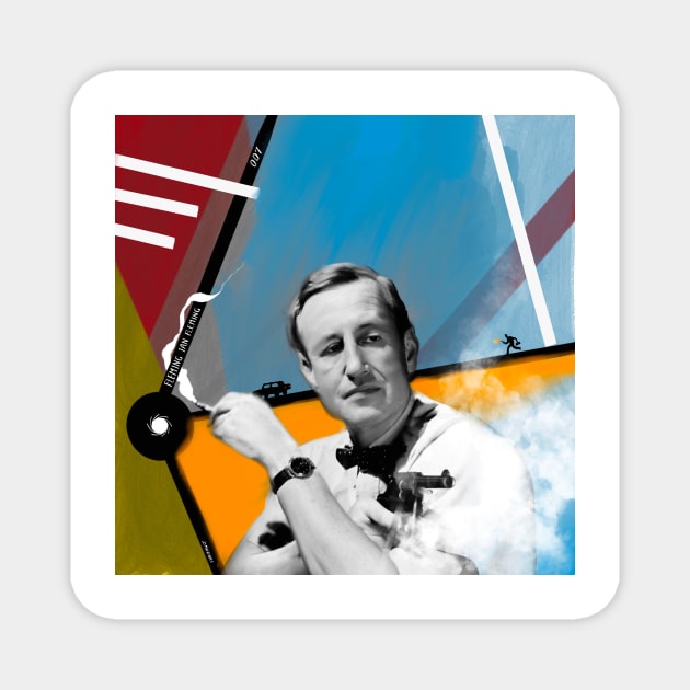 Fleming Ian Fleming Magnet by zmudart