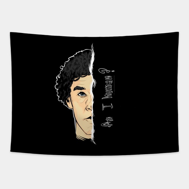 Am I human? Tapestry by ArryDesign