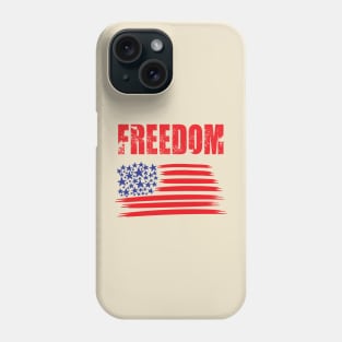 Freedom on 4th july Phone Case