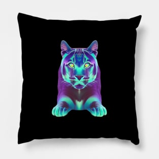 Cosmic Black Panther Pillow