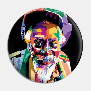 Bunny Wailer Pop Art Pin