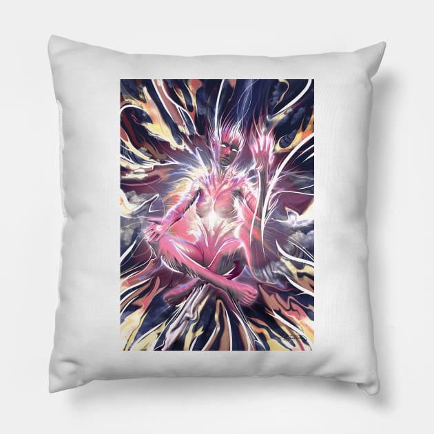 Purifier | Pure Fire Pillow by silviovieiraart