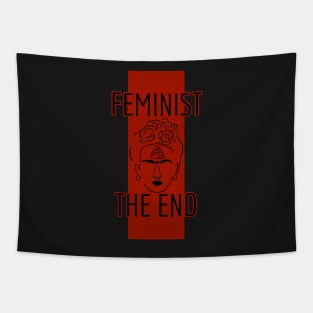 Feminist THE END Tapestry