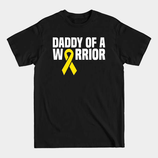 Disover Dad of a warrior leukaemia kids Childhood Cancer - Childhood Cancer - T-Shirt