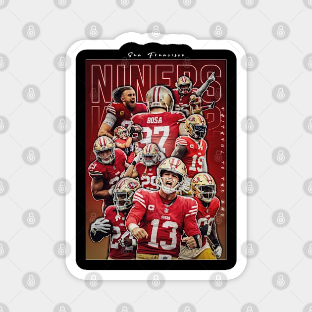 49ers Football Players Magnet by NFLapparel