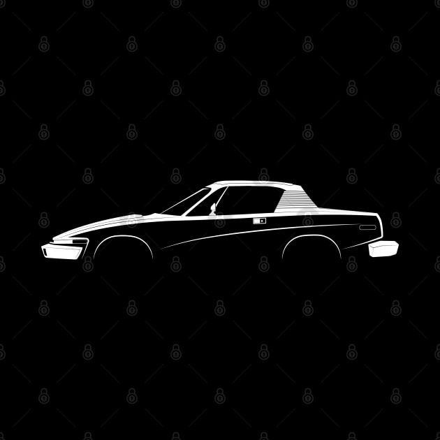 Triumph TR7 Silhouette by Car-Silhouettes