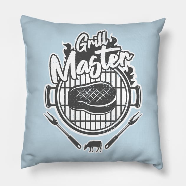 Grill master Pillow by ArtStopCreative