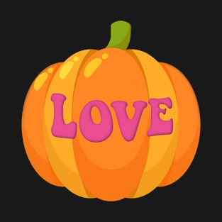 Love Pumpkin Retro 60s T-Shirt