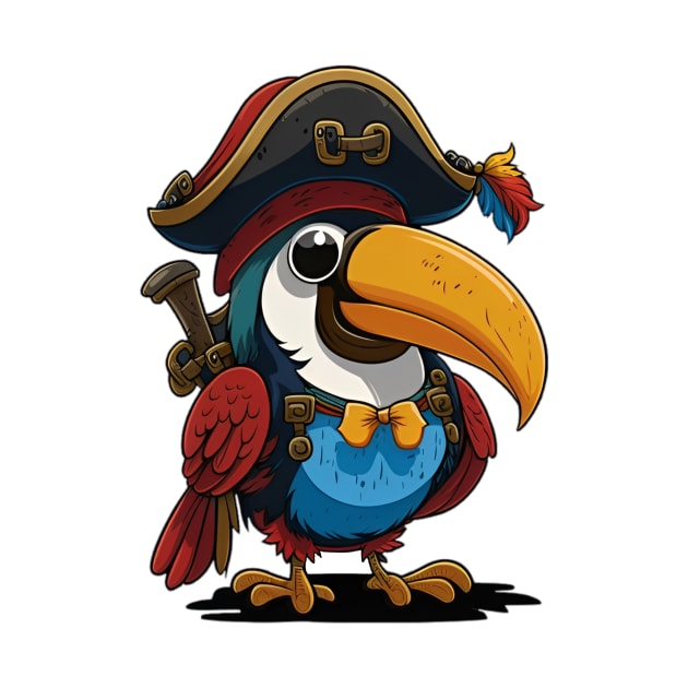 Toucan Pirate #7 by ToucanVooDoo