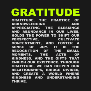 Gratitude T-Shirt