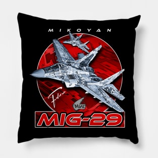 MIG-29 Soviet Union  Air Superiority Jet Fighter Pillow