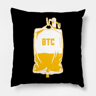 Bitcoin Junkie Cryptocurrency Pillow