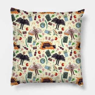 Good Omens Repeat Pattern #2 Pillow