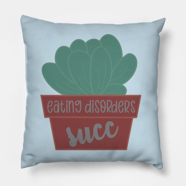 Eating Disorders Succ Pillow by GrellenDraws