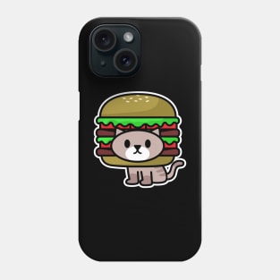 Burger Cat Phone Case