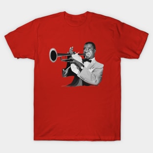 Louis Armstrong Satchmo and Ella Fitzgerald Toddler T-Shirt by