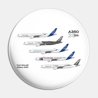 Airbus A350 Test Aircraft Fleet Pin